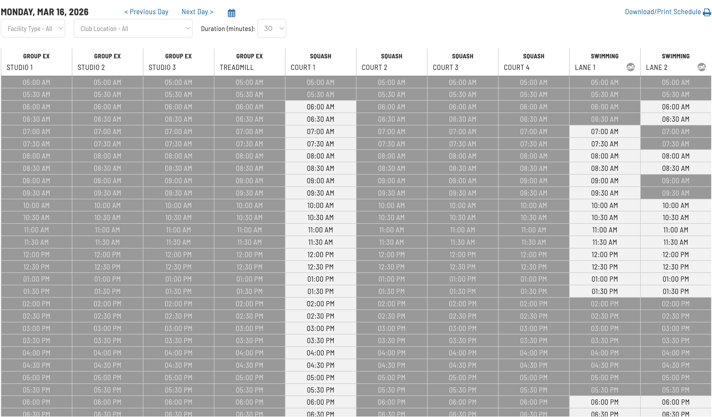 Open court scheduler plugin preview